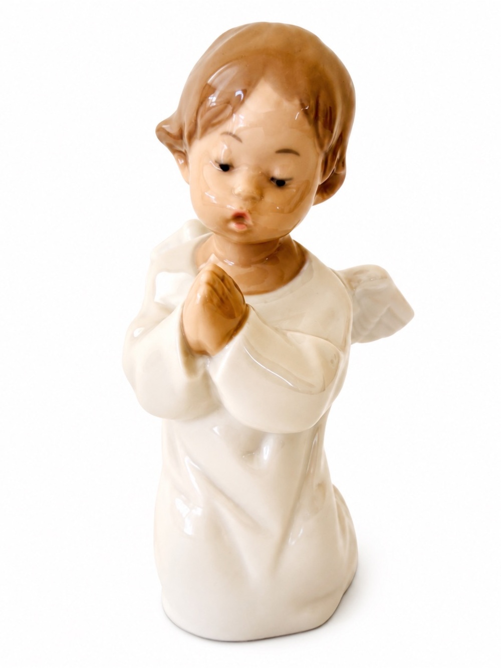 Lladró Angel Praying #4538 Porcelain Figurine Made in Spain
